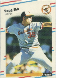 1988 Fleer Update Baseball Cards       003      Doug Sisk